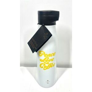 Starbucks 2019 Peace Love Coffee Stainless Steel 20oz Bottle Magnetic HTF NWT